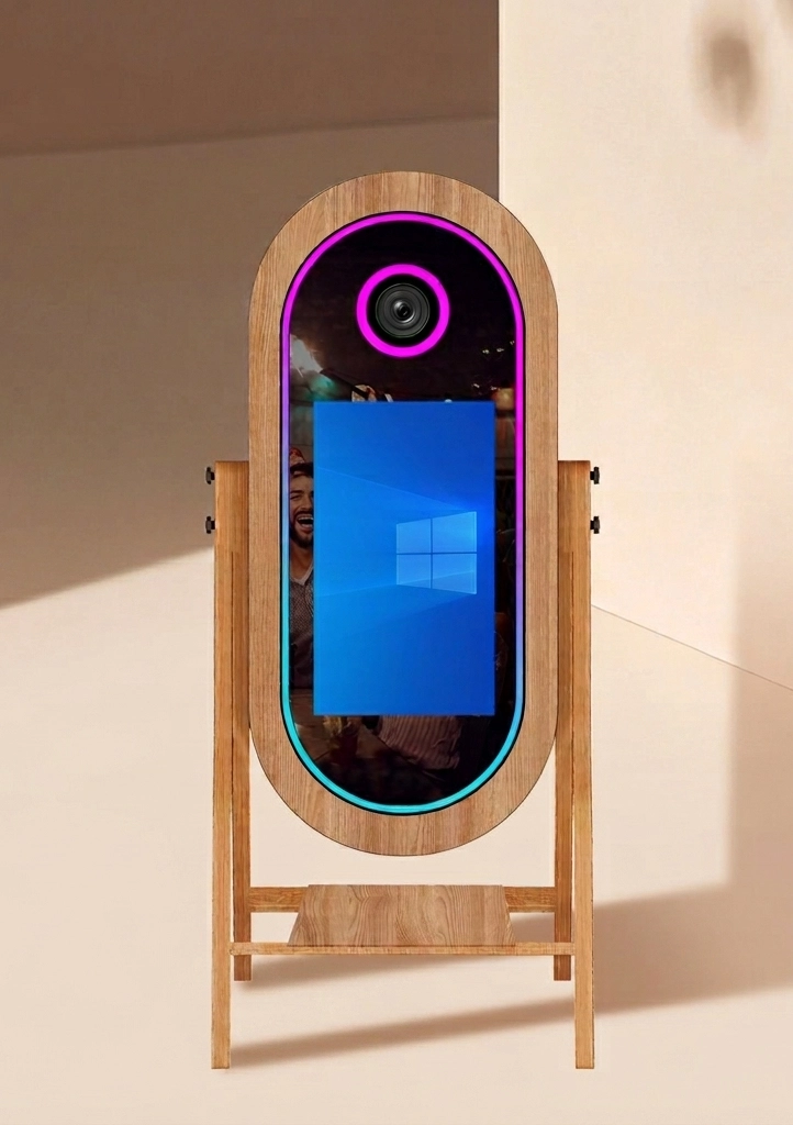 vintage magic mirror photo booth